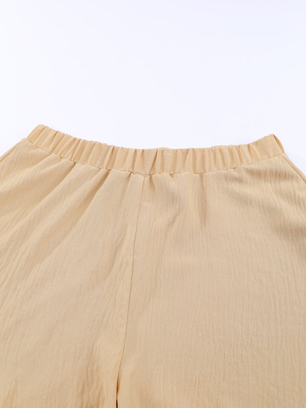 Layered Elastic Waist Shorts